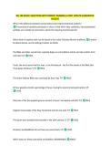 REL 100 EXAM 2 QUESTIONS WITH CORRECT ANSWERS&vert; LATEST UPDATE