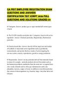 GA PEST EMPLOYEE REGISTRATION EXAM QUESTIONS AND ANSWERS CERTIFICATION TEST SCRIPT 2026 FULL QUESTIONS AND SOLUTIONS GRADED A&plus;