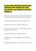 GA PEST EMPLOYEE REGISTRATION EXAM QUESTIONS AND ANSWERS TEST BANK COLLECTION 2026 COMPLETE SOLUTIONS GRADED A&plus;
