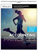 Test Bank for Accounting Principles&comma; 15th Edition by Jerry J&period; Weygandt&comma; Paul D&period; Kimmel