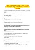 NRTC 14178A SPECIAL PURPOSE TUBES LATEST EXAM QUESTIONS AND CORRECT ANSWERS