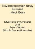 EKG Interpretation 2026 Mock Exam &vert; Newly Released Practice Test
