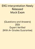 EKG Interpretation Newly Released Mock Exam &vert; ECG Practice Test