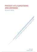 POSTEST ATLS QUESTIONS AND ANSWERS