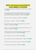 ROTC MS3 Final Exam QUESTIONS  AND CORRECT ANSWERS