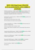 ROTC MS3 Final Exam UPDATED  ACTUAL QUESTIONS AND CORRECT  ANSWERS