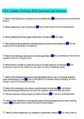 CNA Chapter 10 Exam 2026 Questions and Answers&period;