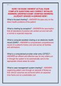 NURS 136 EXAM 3 NEWEST ACTUAL EXAM  COMPLETE QUESTIONS AND CORRECT DETAILED  ANSWERS &vert;&vert;VERIFIED EXAM&excl;&excl; &lpar;VERIFIED ANSWERS&rpar;  &vert;ALREADY GRADED A&plus;&vert;&vert;BRAND NEW&excl;&excl;