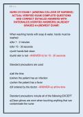 NURS 215 EXAM 1 &lpar;ARIZONA COLLEGE OF NURSING&rpar;  ACTUAL VERIFIED EXAM COMPLETE QUESTIONS  AND CORRECT DETAILED ANSWERS WITH  RATIONALES &lpar;VERIFIED ANSWERS&rpar; &vert;ALREADY  GRADED A&plus;&vert;&vert;NEWEST EXAM&excl;&excl;