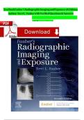 TEST BANK FOR RADIOGRAPHIC IMAGING AND EXPOSURE 7TH EDITION FAUBER QUESTIONS & ANSWERS WITH RATIONALES &lpar;CH 1-10&rpar;