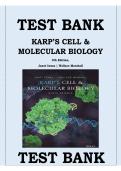 Karp&rsquo;s Cell & Molecular Biology Test Bank 9th Edition by Gerald Karp&comma; Janet Iwasa & Wallace Marshall &ndash; 2026 Updated Edition