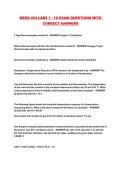 MEEN 464 LABS 1 - 10 EXAM QUESTIONS WITH CORRECT ANSWERS 