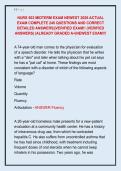 NURS 502 MIDTERM EXAM NEWEST 2026 ACTUAL  EXAM COMPLETE 240 QUESTIONS AND CORRECT  DETAILED ANSWERS&vert;&vert;VERIFIED EXAM&excl;&excl; &lpar;VERIFIED  ANSWERS&rpar; &vert;ALREADY GRADED A&plus;&vert;NEWEST EXAM&excl;&excl;&excl;