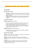 AAMI MORTUARY LAW WEEK 1 LEGAL CONCEPTS STUDY GUIDE