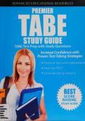 Premier TABE Study Guide&colon; Test Prep with Practice Questions &vert; Completed with Accurate answers and Explanations