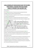 CASLI GENERALIST KNOWLEDGE EXAM&vert; TOP SCORES MADE SIMPLE &vert; TRUSTED TEST SOLUTIONS&excl; QUALITY CONTENT YOU CAN RELY ON&excl;
