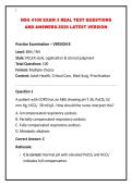 NSG 4100 EXAM 3 REAL TEST QUESTIONS AND ANSWERS-2026 LATEST VERSION