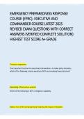 Emergency Preparedness Response Course &lpar;EPRC&rpar; &ndash; Executive and &lbrack;Designation&rsqb; &ndash; 2026 Updated Edition
