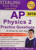 Sterling Test Prep AP Physics 2 Practice Questions&colon; High-Yield Review &vert; Guaranteed ACING