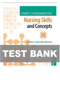 Test Bank for Timby&rsquo;s Fundamental Nursing Skills and Concepts&comma; 12th Edition by Moreno &ndash; 2026 Updated Edition