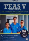 TEAS V Study Guide 2016&colon; Test Prep and Practice Questions