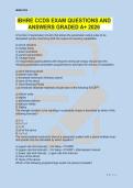 IBHRE CCDS EXAM QUESTIONS AND ANSWERS GRADED A&plus; 2026
