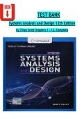 Test Bank for Systems Analysis and Design&comma; 12th Edition by Gary B&period; Shelly &ndash; Shelly Cashman Series &ndash; 2026 Updated Edition