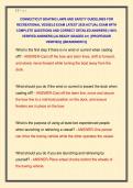 CONNECTICUT BOATING LAWS AND SAFETY GUIDELINES FOR  RECREATIONAL VESSELS EXAM LATEST 2026 ACTUAL EXAM WITH  COMPLETE QUESTIONS AND CORRECT DETAILED ANSWERS &lpar;100&percnt;  VERIFIED ANSWERS&rpar; &vert;ALREADY GRADED A&plus;&vert; &vert;&vert;PROFESSOR  VERIFIED&vert;&vert; &vert;&vert;BRANDNEW&excl;&excl;&excl;&vert;&vert; 