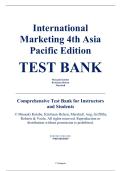 Complete Test Bank - International Marketing&comma; 4th Asia-Pacific Edition &ndash; Masaaki Kotabe&comma; Kristiaan Helsen &ndash; ISBN 9780730305569 &lpar;All Chapters 1&ndash;16&rpar;