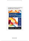 Essentials for Nursing Practice &ndash; 9th Edition &lpar;Potter&rpar; &ndash; Complete Test Bank for All Chapters