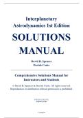 Complete Solutions Manual - Interplanetary Astrodynamics&comma; 1st Edition &ndash; David B&period; Spencer&comma; Davide Conte &ndash; ISBN 9780367759704 &lpar;Chapters 2&ndash;6 Covered&rpar;