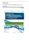 TEST BANK&lowbar;&lowbar;Advanced Health Assessment & Clinical Diagnosis in Primary Care 6th Edition by Joyce E&period; Dains &comma; ISBN&colon; 9780323554961 &vert;All Chapters Verified&vert; Guide A&plus;