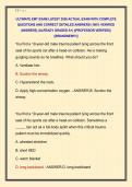 ULTIMATE EMT EXAM LATEST 2026 ACTUAL EXAM WITH COMPLETE  QUESTIONS AND CORRECT DETAILED ANSWERS &lpar;100&percnt; VERIFIED  ANSWERS&rpar; &vert;ALREADY GRADED A&plus;&vert; &vert;&vert;PROFESSOR VERIFIED&vert;&vert;  &vert;&vert;BRANDNEW&excl;&excl;&excl;&vert;&vert;