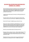 KIN 4520 FINAL REVIEW EXAM QUESTIONS WITH ANSWERS 100&percnt; CORRECT 