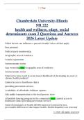 NR 222  health and wellness&comma; edapt&comma; social  determinants exam 2 Questions and Answers  2026 Latest Update