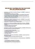 NEW 2026 RBC 1 CALIFORNIA POST TEST STUDY GUIDE WITH 100&percnt; VERIFIED SOLUTIONS&excl;&excl;