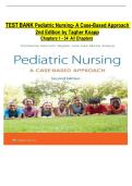 TEST BANK For Pediatric Nursing- A Case-Based Approach&comma; 2nd Edition by &lpar;Tagher&comma; 2024&rpar;&comma; Verified Chapters 1 - 34&comma; Complete Newest Version TEST BANK For Pediatric Nursing- A Case-Based Approach&comma; 2nd Edition by Tagher Knapp&comma; Verified Chapters 1 - 34&comma;