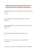 VIRGINIA HIC EXAM 2025-2026 ACTUAL QUESTIONS AND ANSWERS GRADED A&plus;