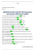 BIOS252 EXAM 2 STUDY SET Questions  and Answers 2026 Latest Update 