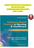 Test bank for evidence-based practice in nursing & healthcare a guide to best practice 5th edition by bernadette mazurek melnyk