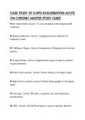 CASE STUDY 29 COPD EXACERBATION ACUTE ON CHRONIC MASTER STUDY GUIDE