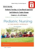 TEST BANK Pediatric Nursing- A Case-Based Approach 2nd Edition by Tagher Knapp Chapters 1 - 34 &vert;