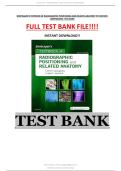 Test Bank for Bontrager's Textbook of Radiographic Positioning and Related Anatomy 9th Edition &lpar;Lampignano&comma; 2026&rpar; &comma; Chapter 1-20 &vert; Complete Guide A&plus;
