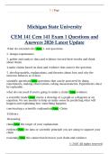 CEM 141 Cem 141 Exam 1 Questions and  Answers 2026 Latest Update 