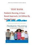 Test Bank&colon; Pediatric Nursing&colon; A Case-Based Approach &lpar;1st Edition&rpar; &ndash; Tagher & Knapp