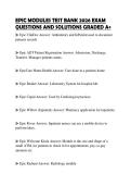 EPIC MODULES TEST BANK 2026 EXAM QUESTIONS AND SOLUTIONS GRADED A&plus;