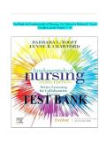 Test Bank Fundamentals of Nursing&comma; 3rd Edition by Barbara L Yoost Complete guide Chapter 1- 42&vert; Test Bank 100&percnt; Veri&filig;ed Answers PDF 2026 &sol; 2027