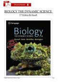 Test Bank&colon; Biology&colon; The Dynamic Science &lpar;5th Edition&rpar; &ndash; Russell&comma; Hertz&comma; McMillan&comma; & Benington