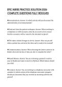 EPIC NURSE PRACTICE SOLUTION 2026 COMPLETE QUESTIONS FULLY RESOLVED