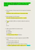 Walden Spring Nur6531 Primary Care of Adults Across the Lifespan Midterm Exam Questions and Answers